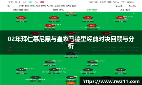 02年拜仁慕尼黑与皇家马德里经典对决回顾与分析
